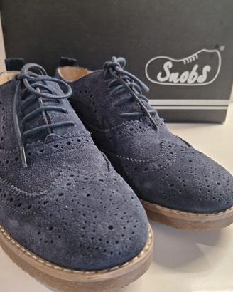 Scarpe eleganti Snobs Charlie blu Navy
