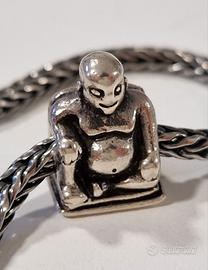 "Buddha" bead in argento Trollbeads