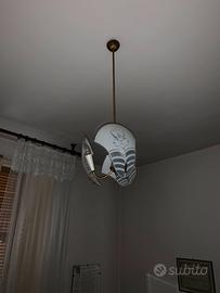 Lampadario e abat jour vintage