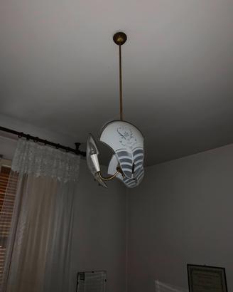 Lampadario e abat jour vintage