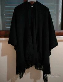 mantella poncho nero donna  OVS