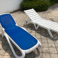 Lettini sdraio professionali per piscina giardino