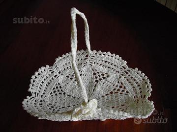 Porta grissini in pizzo del tardo Ottocento