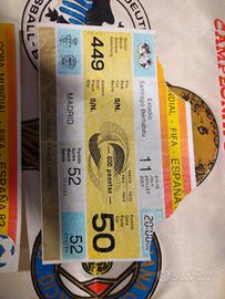 biglietti Spagna 1982