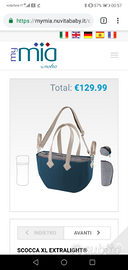 Borsa portacambio bambino