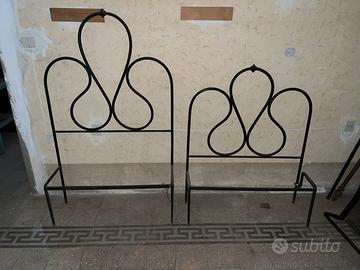 Letti singoli in ferro battuto