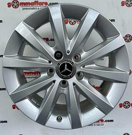 4 cerchi lega mercedes classe a b c r16 lt4652