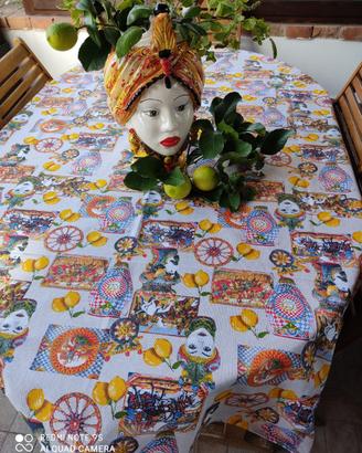 Tovaglia da Tavola stile sicilia siciliano 150x270