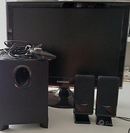 multimedia speaker più schermo per PC