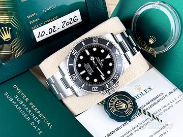 Rolex Submariner No Data 124060 - Febbraio 2026