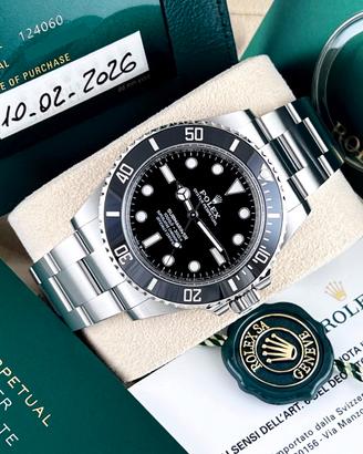 Rolex Submariner No Data 124060 - Febbraio 2026