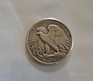 mezzo dollaro d'argento 