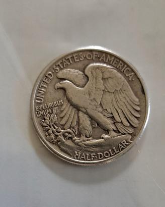 mezzo dollaro d'argento 