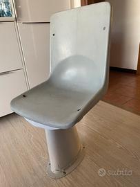 SEDIA INDUSTRIALE METROPOLITANA VINTAGE SEDILE