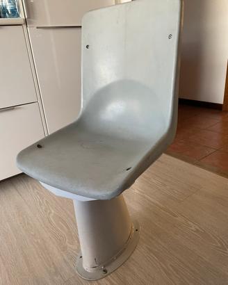 SEDIA INDUSTRIALE METROPOLITANA VINTAGE SEDILE
