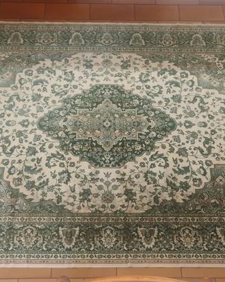 TAPPETO TIPO PERSIANO VERDE 220 cm X 170 cm