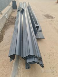 Grondaie, scossaline, angoli grigio antracite