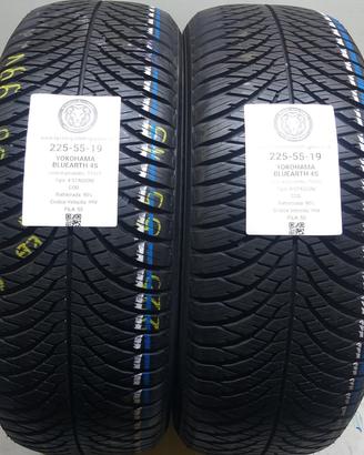 2 GOMME 225 55 19 YOKOHAMA A74323