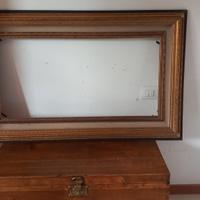 cornice dorata grande vintage