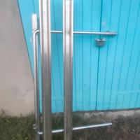 porta bicicletta artigianale inox per Defender 