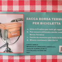 Sacca borsa termica per bicicletta