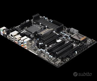 scheda madre asrock fx990extreme3+cpu amd+8gb
