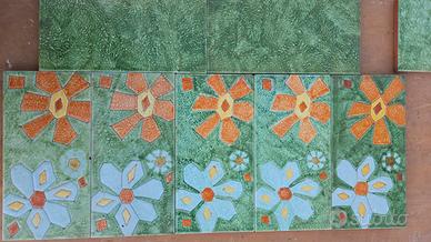 Piastrelle vintage originali Fornace Gabbianelli 