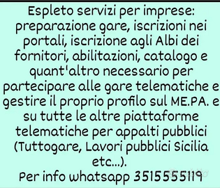 GARE e portali d'appalto