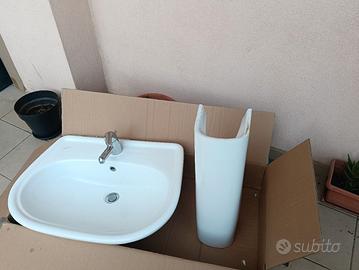 lavabo con colonna 