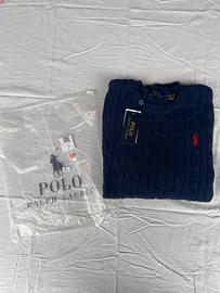 Maglione Polo Ralph Lauren originale blu navy