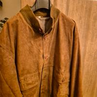 giubbotto  in pelle scamosciata uomo