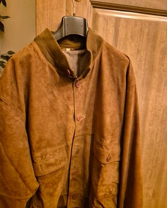 giubbotto  in pelle scamosciata uomo