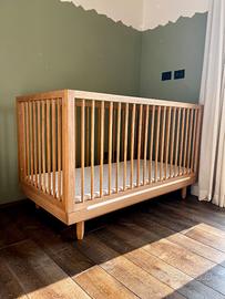 Nobodinoz Pure culla/lettino evolutivo + materasso