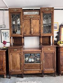 Cristalliera in stile Liberty