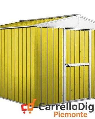 Box deposito porta attrezzi lamiera 276x260 giallo
