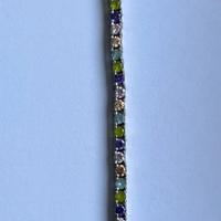 Braccialetto tennis in argento