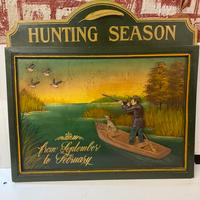 Quadro Country Corner “Hunting Season” Vintage