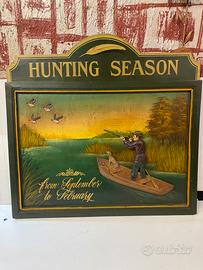 Quadro Country Corner “Hunting Season” Vintage