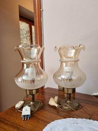 Coppia abat jour da comodino