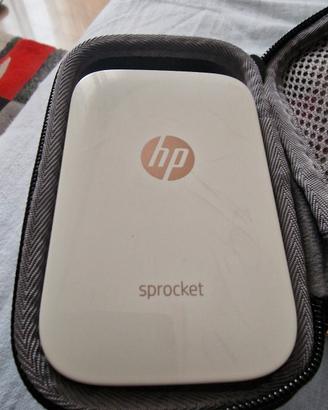 stampante hp sprocket con custodia 