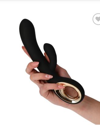 Vibratore rabit a doppia estremità ricaricabile