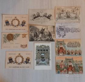 10 Cartoline 50° Unità d'Italia 1911 Nuove/Intonse