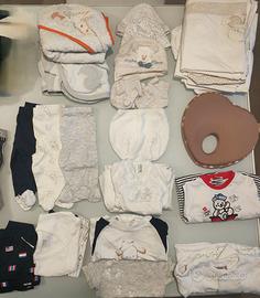 Lotto abbigliamento vestiti bambino 1 mese H56 cm