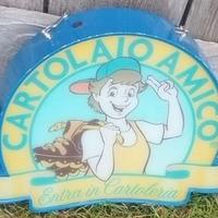 Insegna targa vintage, cartolaio amico lotto