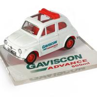 Fiat 500 promozionale gaviscon scala 1/43
