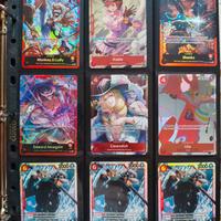 Lotto carte One piece luffy manga Zoro 