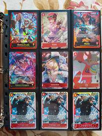 Lotto carte One piece luffy manga Zoro 