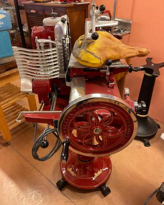 Berkel mod 115 staccafetta restaurata rossa