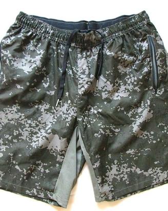Pantaloncini mimetici XL camo palestra allenamento