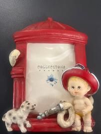 Cornice bambino pompieri